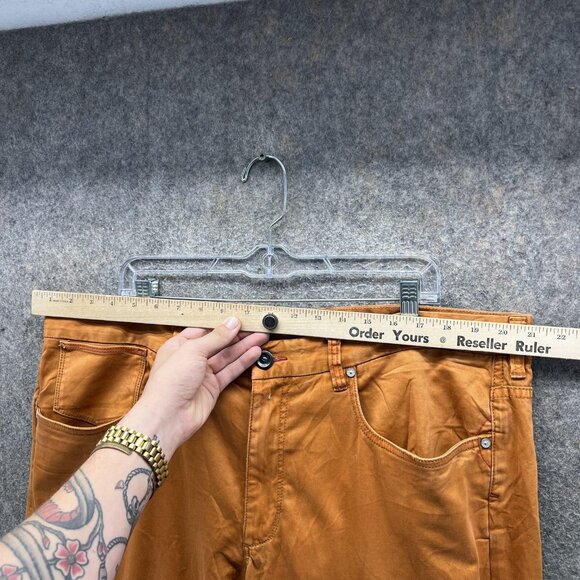 Tommy Bahama Pants Mens 40x32 Brown Stretch 5 Pocket Chino Casual Cotton - Picture 5 of 13